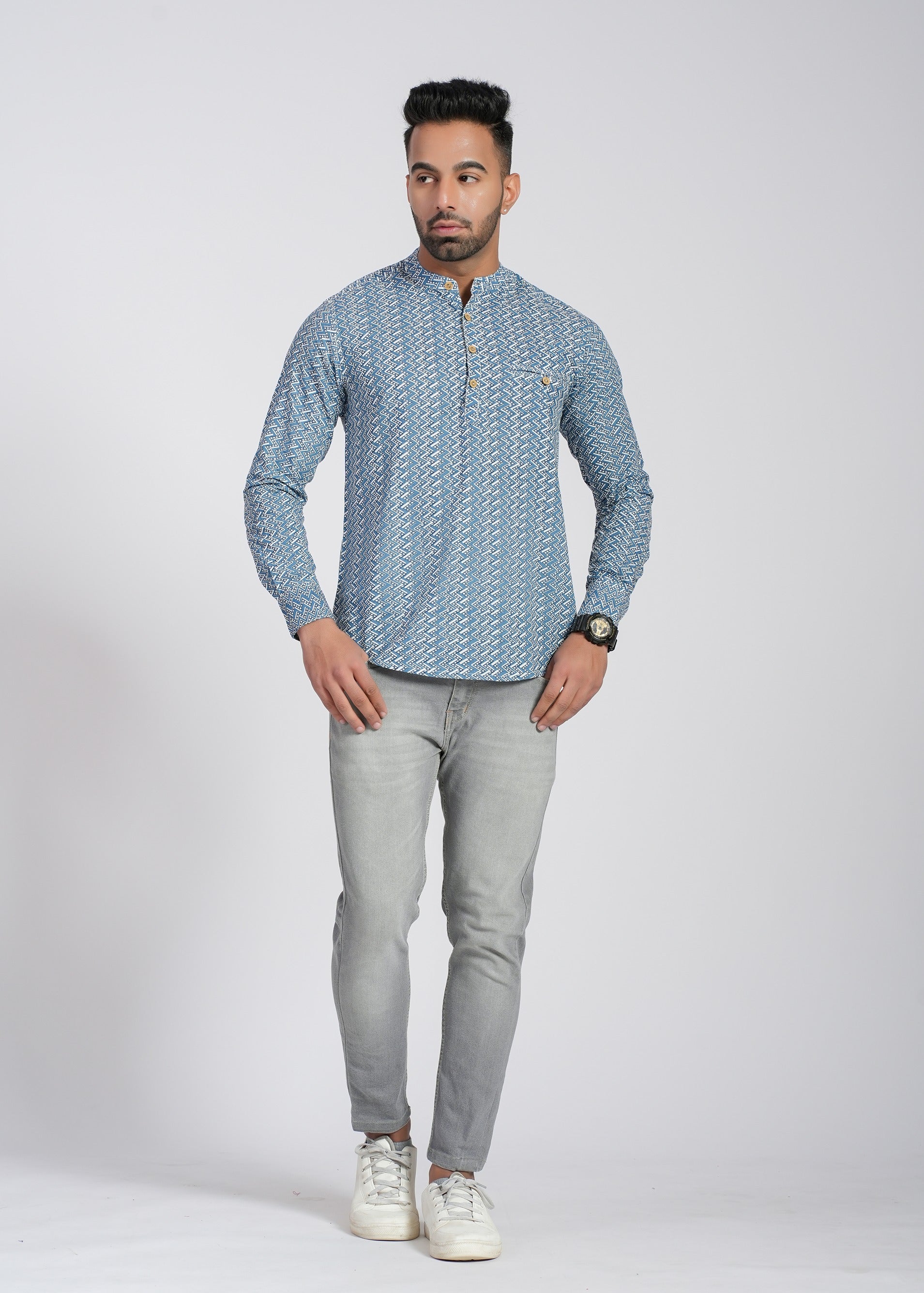 Cotton Printed Full Sleeve Shirt