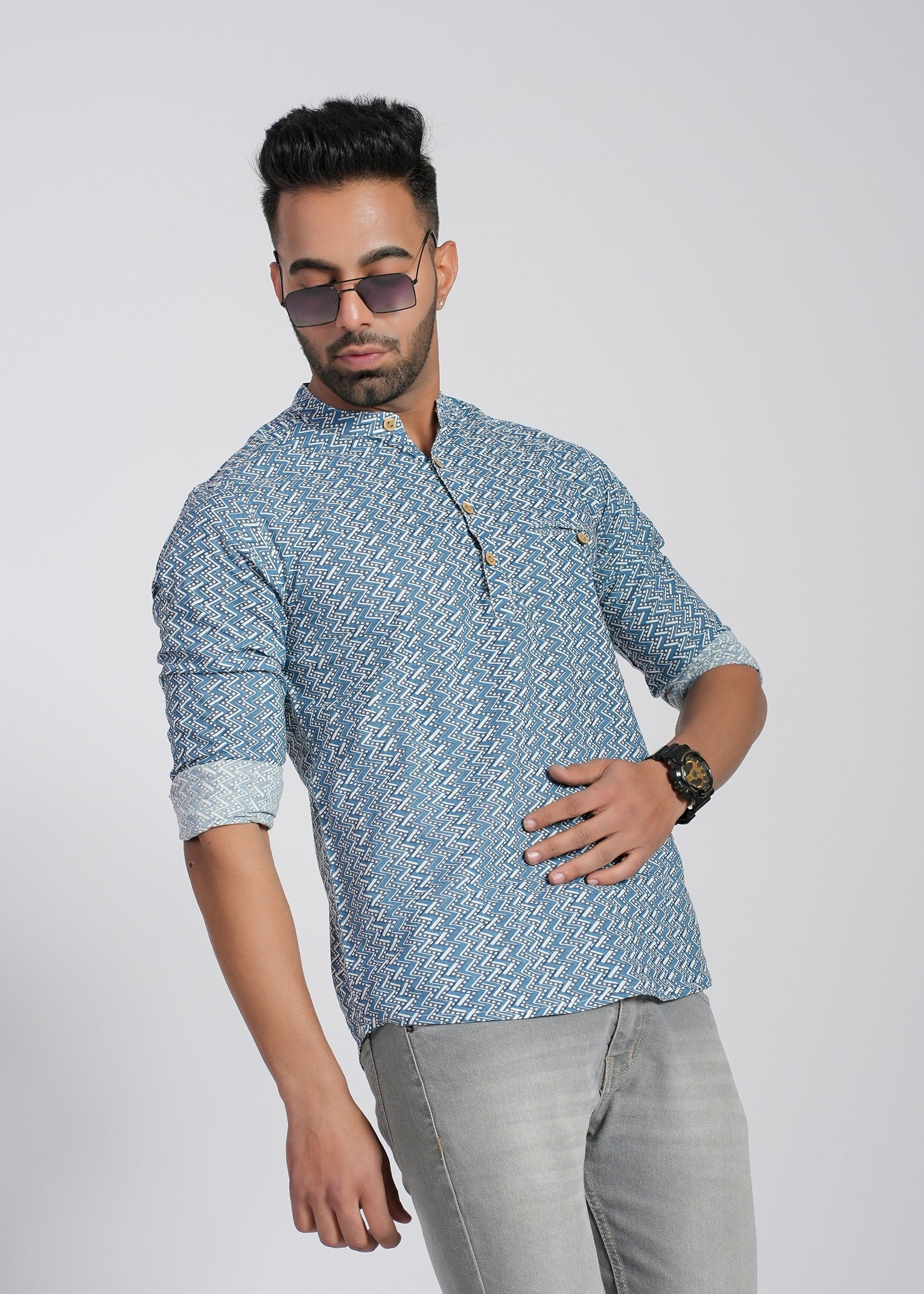 Cotton Printed Full Sleeve Shirt
