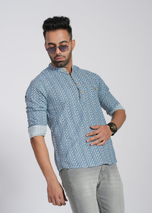 Cotton Printed Full Sleeve Shirt