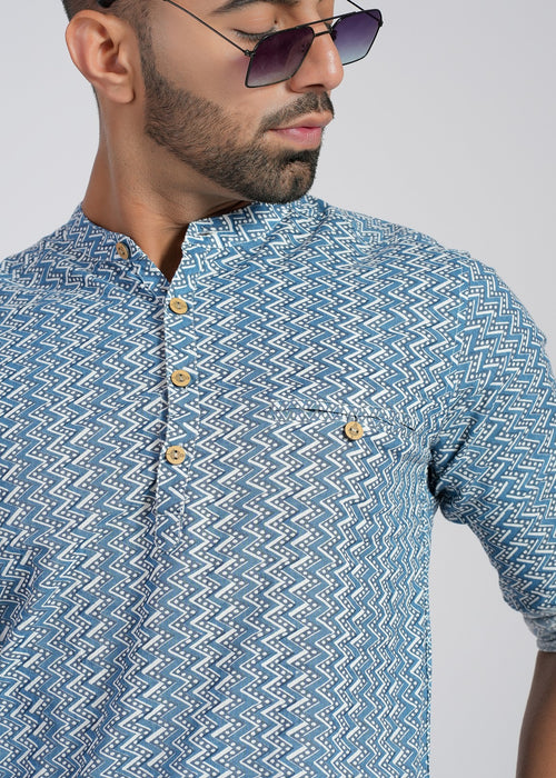 Cotton Printed Full Sleeve Shirt