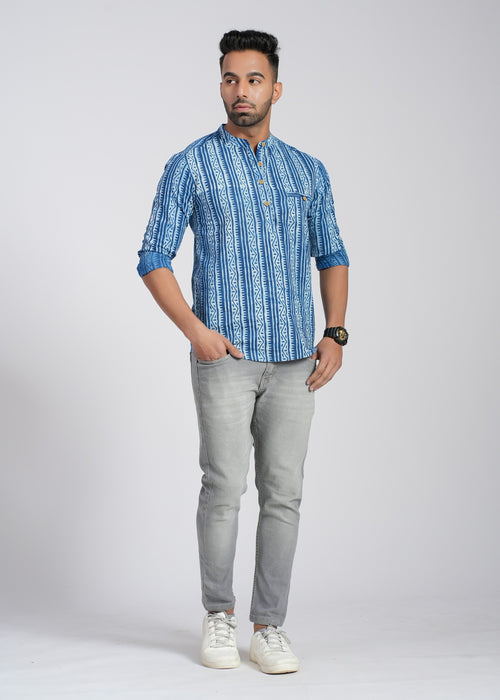 Cotton Printed Full Sleeve Shirt