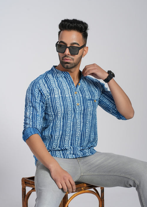 Cotton Printed Full Sleeve Shirt