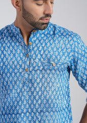 COTTON BLOCK PRINTED FULL SLEEVE SHIRT