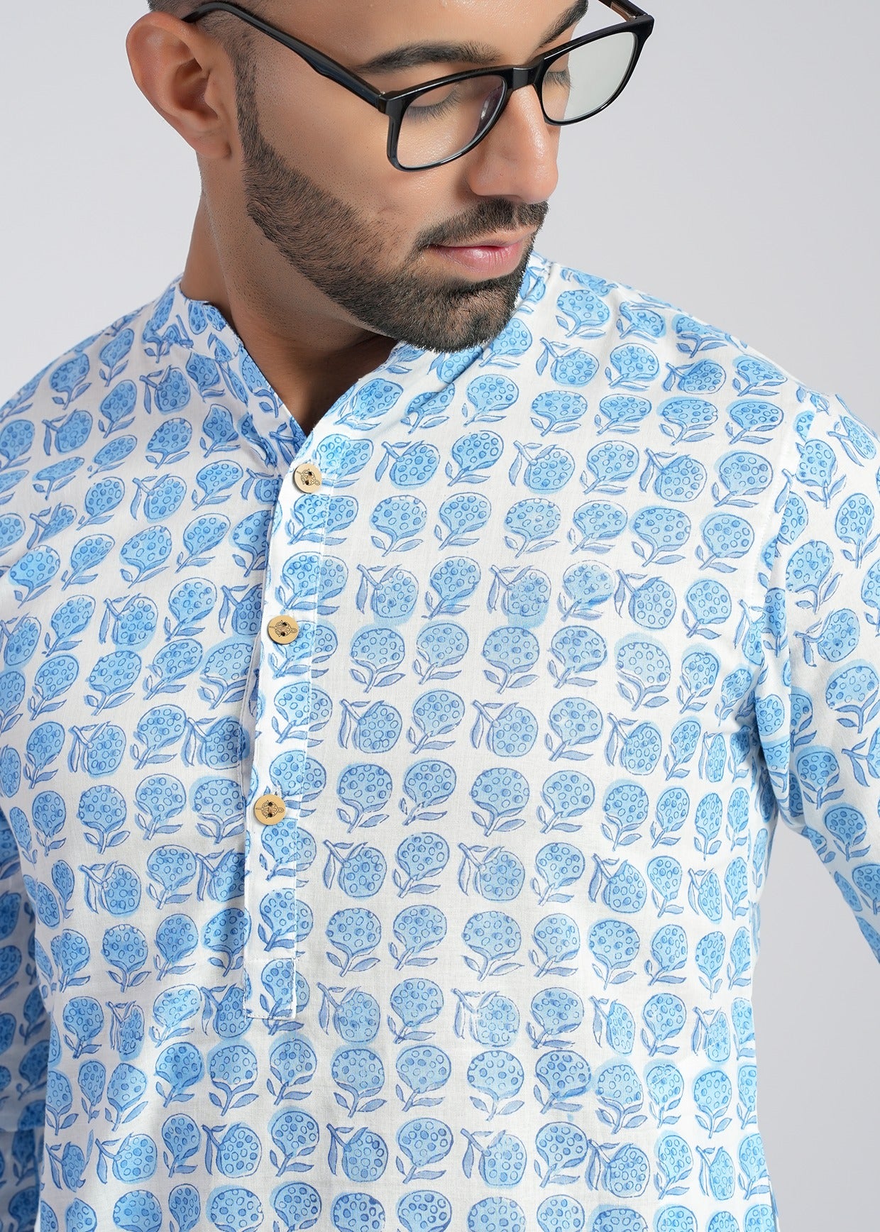 Cotton Printed Full Sleeve Kurtas