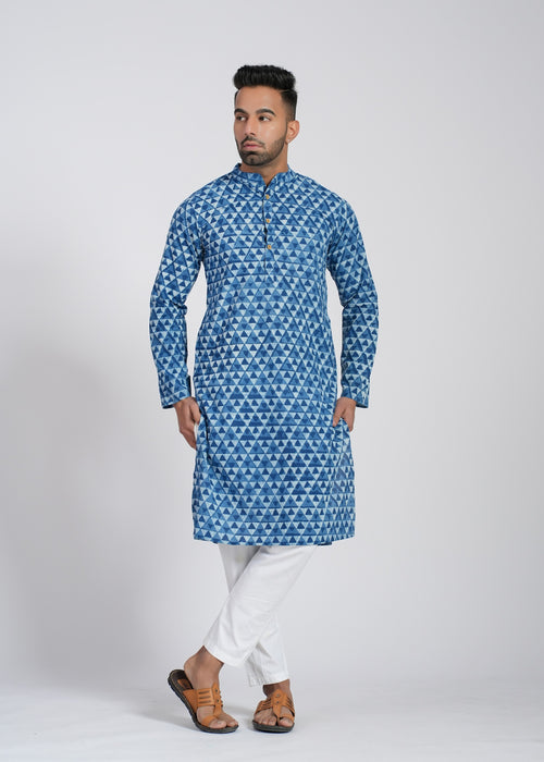 Cotton Printed Full Sleeve Kurtas