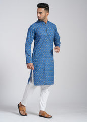 Cotton Block Printed Full Sleeve Kurtas
