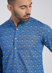 Cotton Block Printed Full Sleeve Kurtas