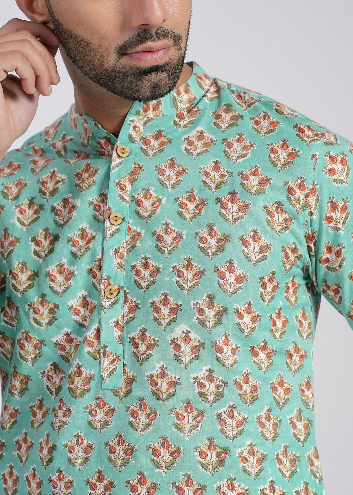 Cotton Printed Full Sleeve Kurtas