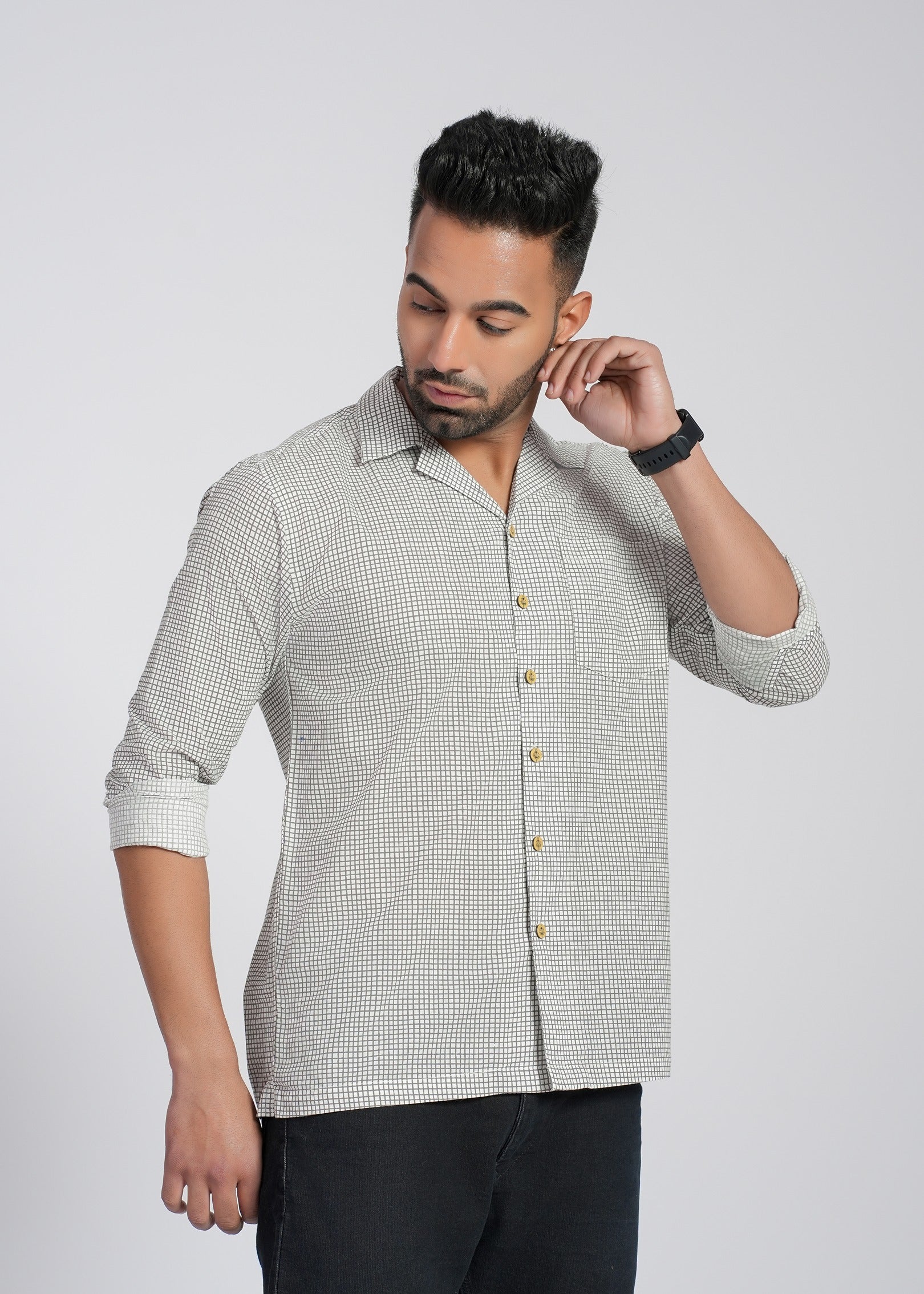 Cotton Printed Full Sleeve Shirt