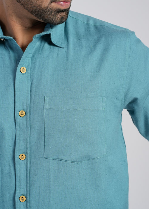 Cotton Flax Full Sleeve Shirt