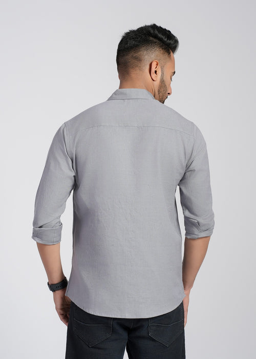 Cotton Flax Full Sleeve Shirt