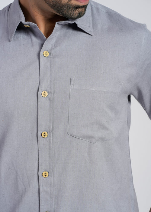 Cotton Flax Full Sleeve Shirt