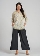 Block Printed Cotton Short Kurti