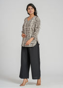 Block Printed Cotton Short Kurti