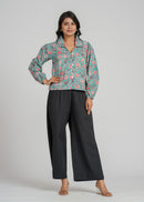 Women’s Cotton Block Printed Short Top
