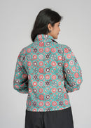 Women’s Cotton Block Printed Short Top
