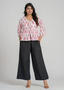 Block Printed Cotton Short Top