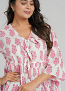 Block Printed Cotton Short Top