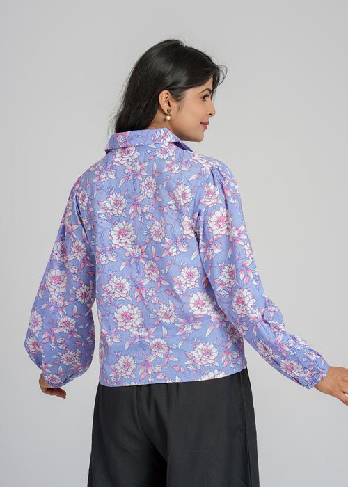 Women’s Cotton Block Printed Short Top