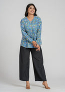 Block Printed Cotton Short Top