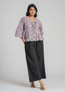 Block Printed Cotton Short Top