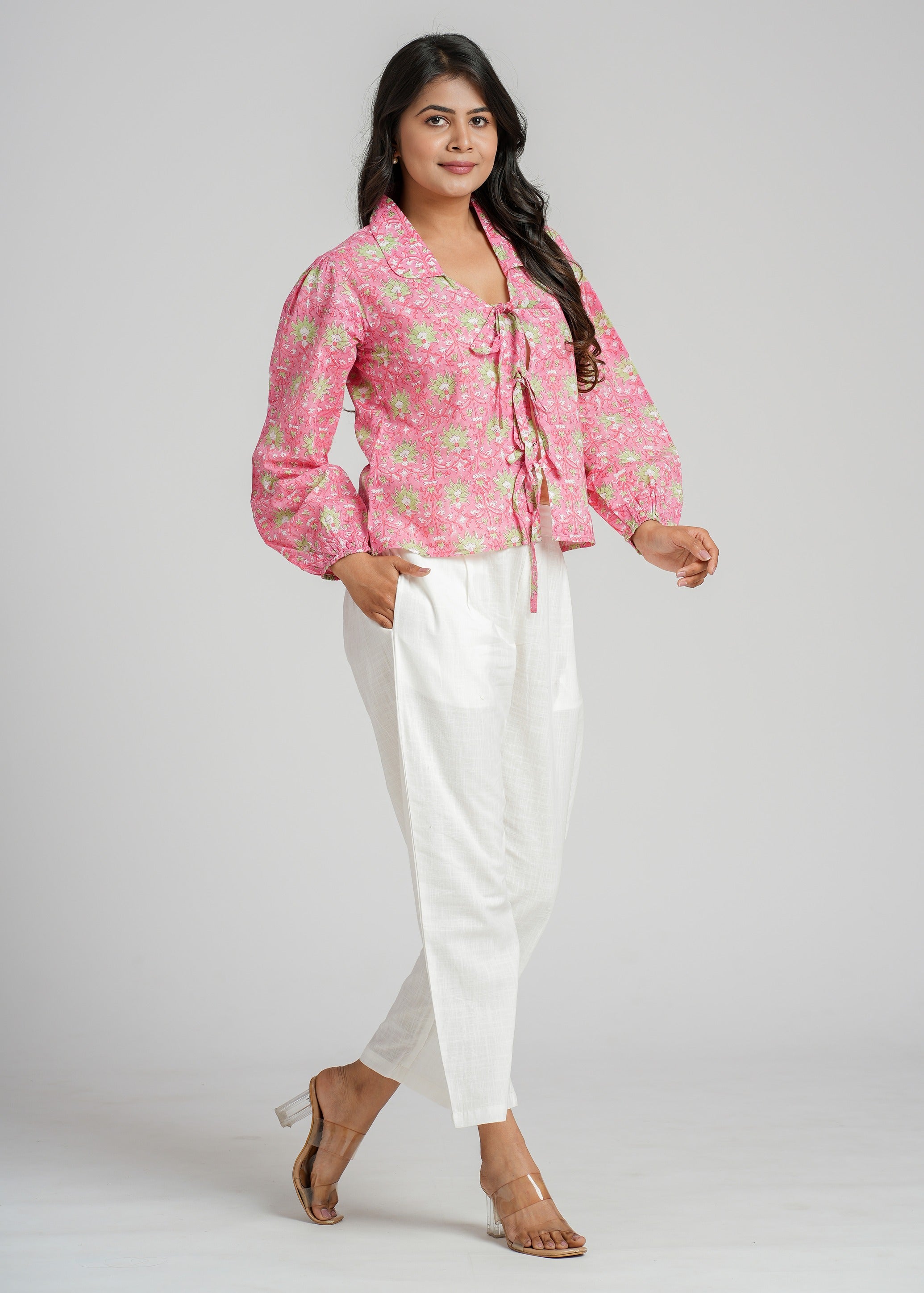 Odette Block Printed Short Top Pre-order