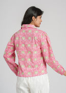 Women’s Cotton Block Printed Short Top