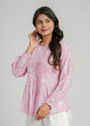 Block Printed Cotton Short Top