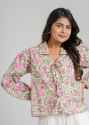 Women’s Cotton Block Printed Short Top