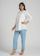Block Printed Cotton Short Top