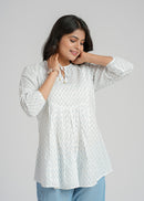 Block Printed Cotton Short Top
