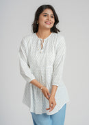 Block Printed Cotton Short Top