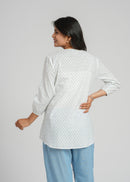 Block Printed Cotton Short Top
