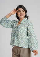 Women’s Cotton Block Printed Short Top