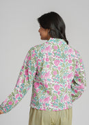 Women’s Cotton Block Printed Short Top