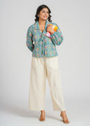 Women’s Cotton Block Printed Short Top