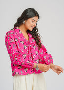 Women’s Cotton Block Printed Short Top