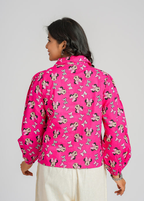 Women’s Cotton Block Printed Short Top