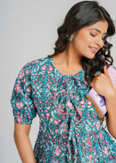 Block Printed Cotton Short Top