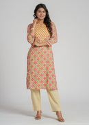 Utsav Cotton Block Printed Kurta