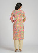 Utsav Cotton Block Printed Kurta