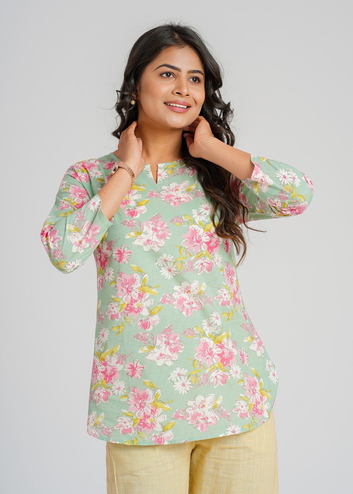 Printed Short Kurti