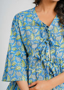 Block Printed Cotton Short Top