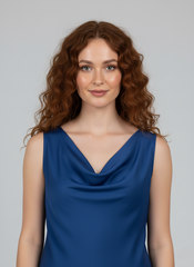 Ocean Mist Satin Top