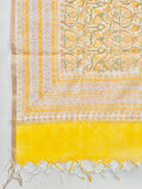 Block Printed Kota Doria Dupatta