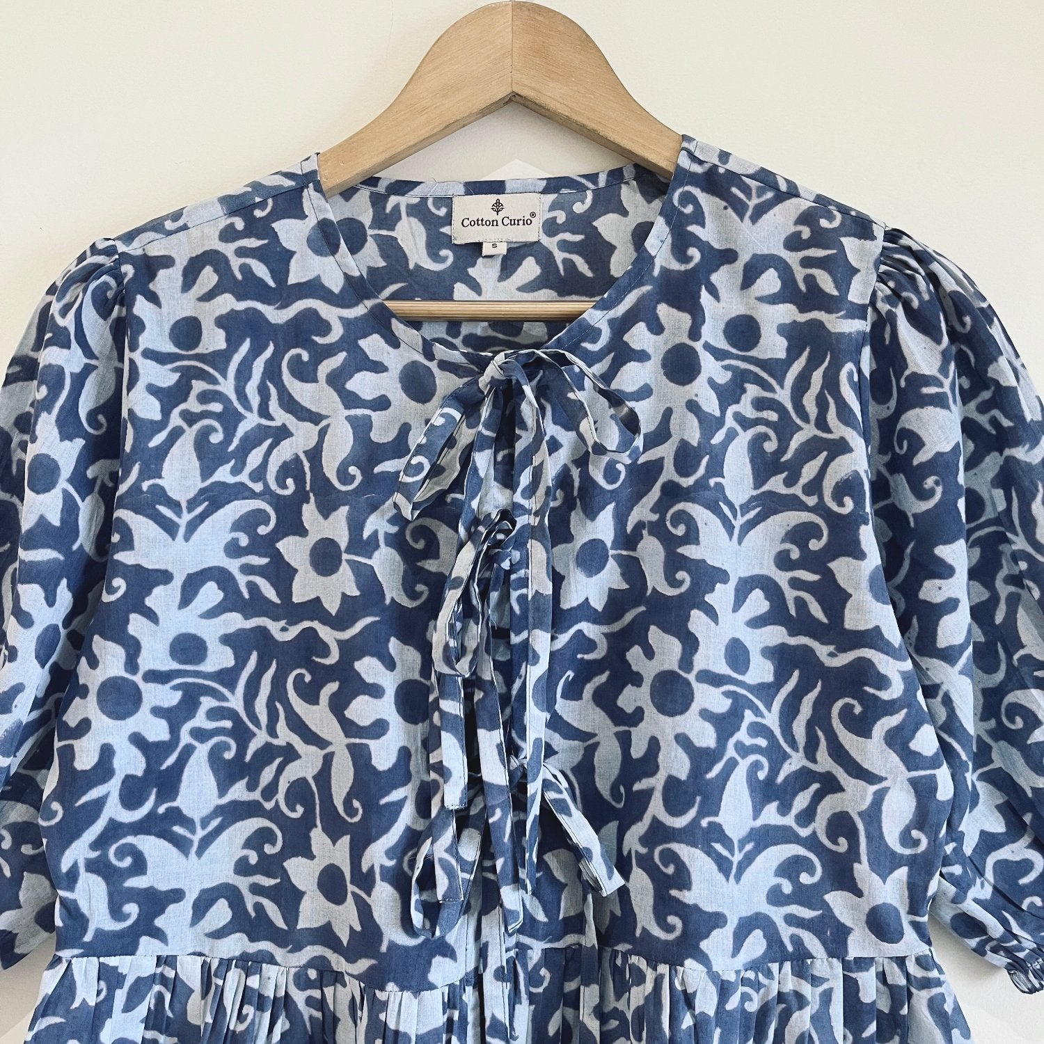 Block Printed Cotton Short Top