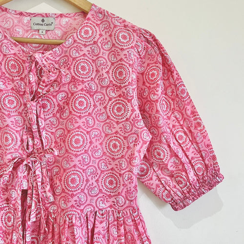 Block Printed Cotton Short Top
