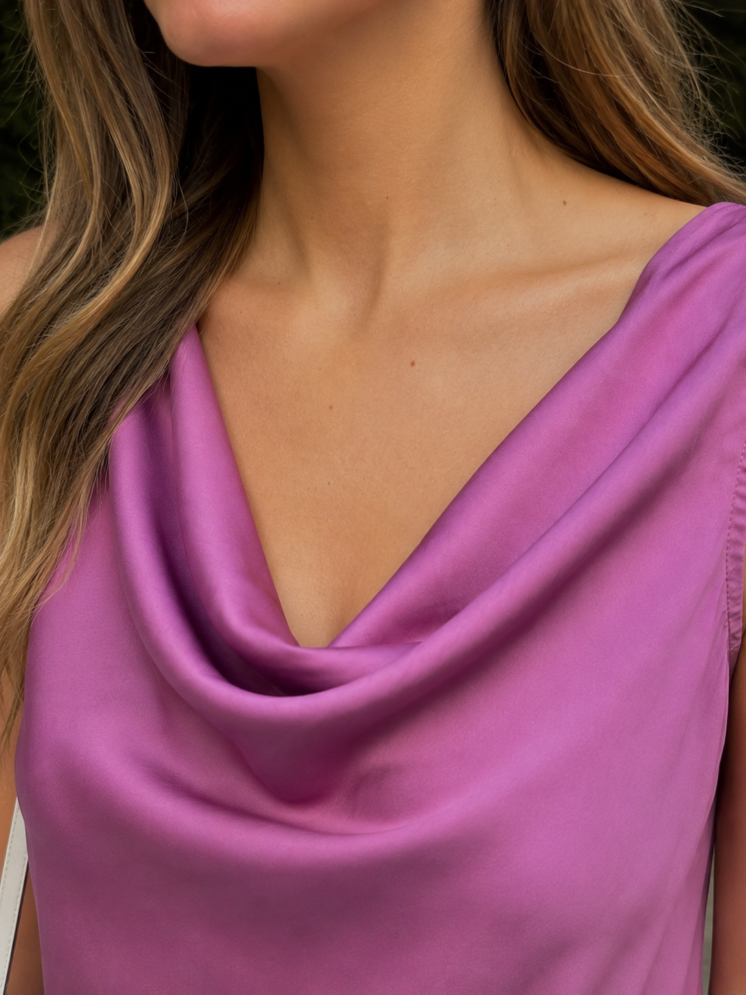 Rose Modal Satin Short Top