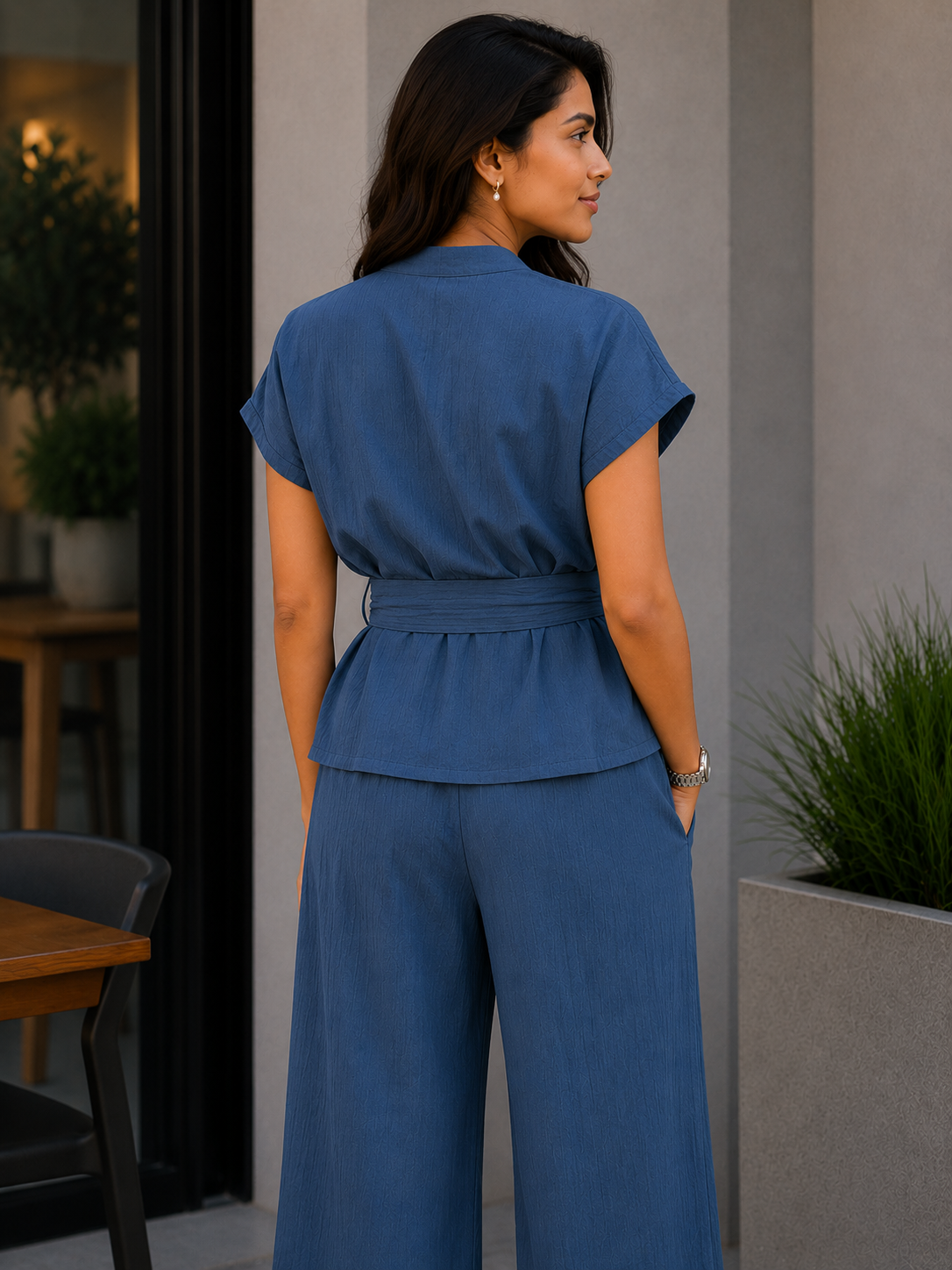 Serenity Double Gauze Wrap Co-ord Set