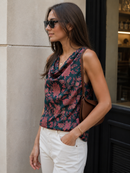 Misty Green Modal Satin Short Top - Pre-Order